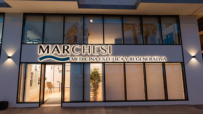 Exterior Clínica Marchesi Exterior de la Clínica Marchesi en el Paseo Marítimo de Málaga